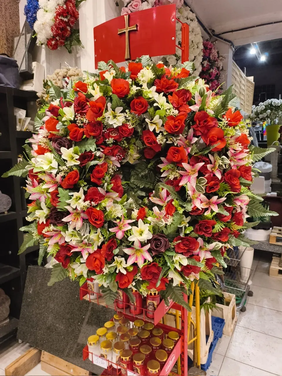 Composition florale présentée sur le site de Maison LEMOINE